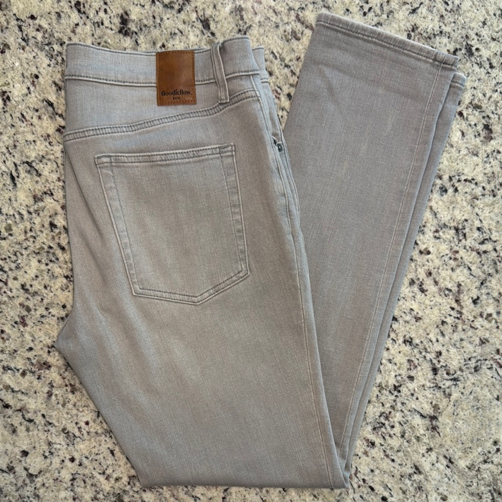 Goodfellow & Co Gray Skinny Jeans with Denim Texture